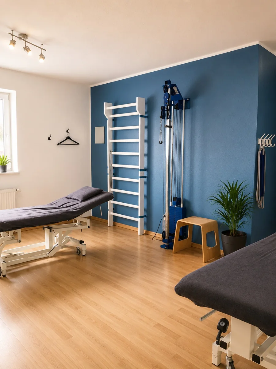 Behandlungsraum der Physiotherapie Hecht